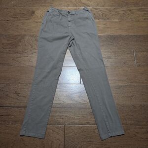 Cove USA Pants Mens 32x34 Brown Stretch Cotton Chinos Office Everyday Comfort